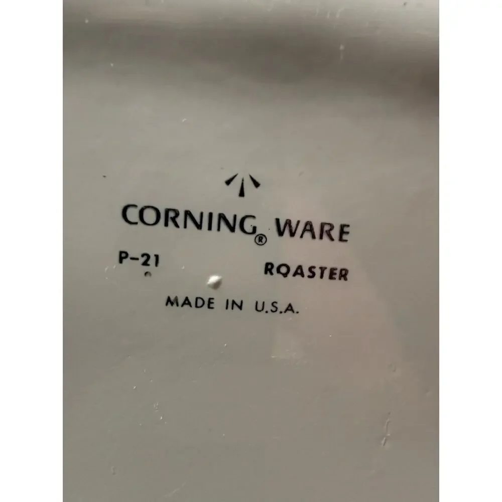 Corning Ware P- 21 BLUE CORNFLOWER BAKING DISH 13
